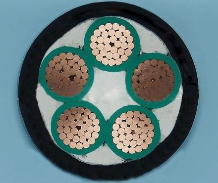 YJV、YJLV5芯5*120、150、185、240、300平方電纜外徑、載流量表(圖1)